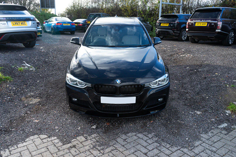 BMW 3 SERIES F30 GLOSS BLACK FULL KIT (TWIN EXHAUST) - MP STYLE - BLAK BY CT CARBON - Image 3