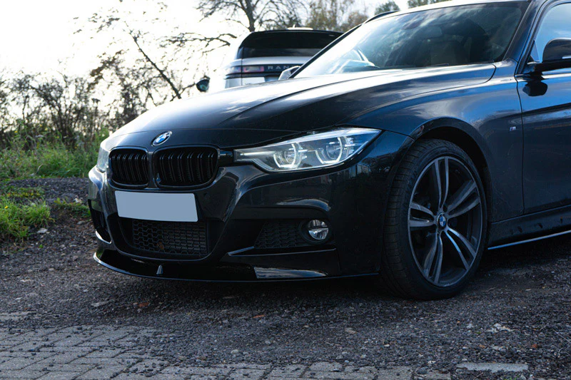 BMW 3 SERIES F30 GLOSS BLACK SPLITTER - MP STYLE - BLAK BY CT CARBON - Image 10