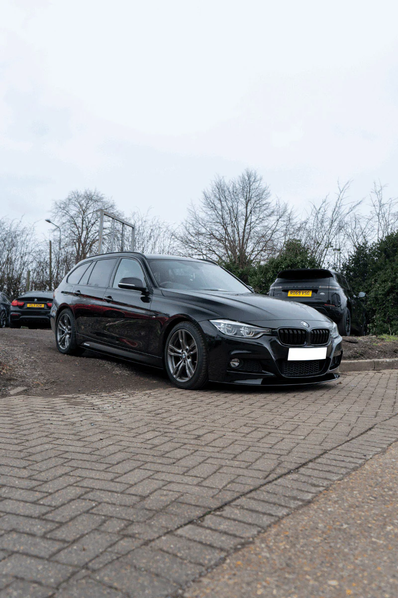 BMW 3 SERIES F30 GLOSS BLACK SPLITTER - MP STYLE - BLAK BY CT CARBON - Image 11