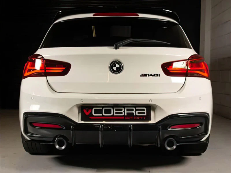 BMW F20 M135i EXHAUST TAILPIPES - LARGER 3.5" BLACK CERAMIC REPLACEMENT SLIP ON OE STYLE - Image 3